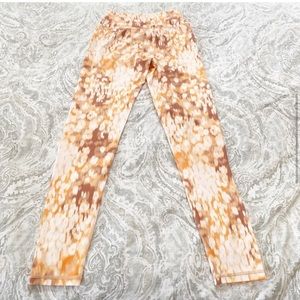 AERIE Offline Real Me 7/8 Hi Rise Orange Cedar Crossover Leggings